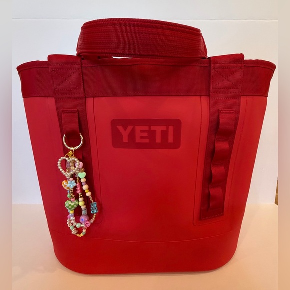 Colorful Beaded Keychain Accessory - Picture 2 of 3